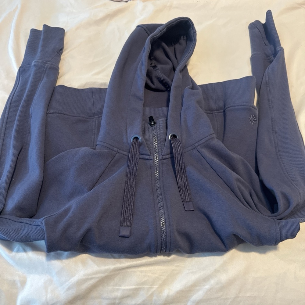 Athleta Lavender Zip-Up Jacket